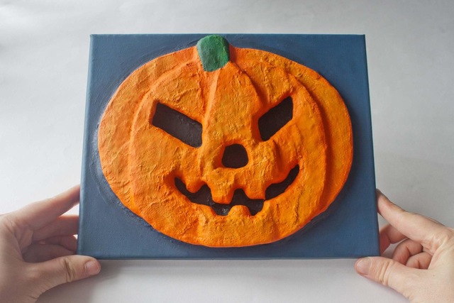 Craft Kit Make Your Own Pumpkin 3D Picture