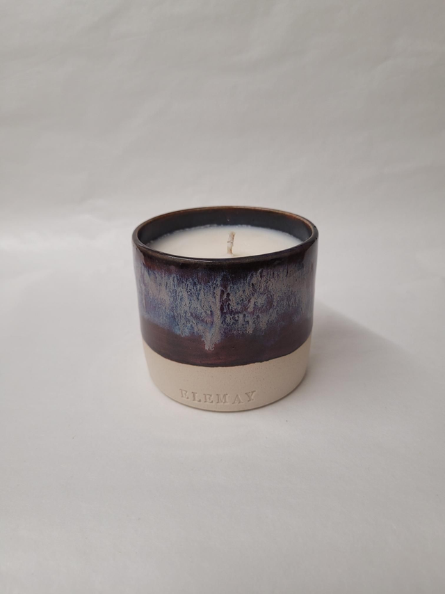 Starry Nights Refillable Cermaic Jar Soy Wax Candle - ES-018