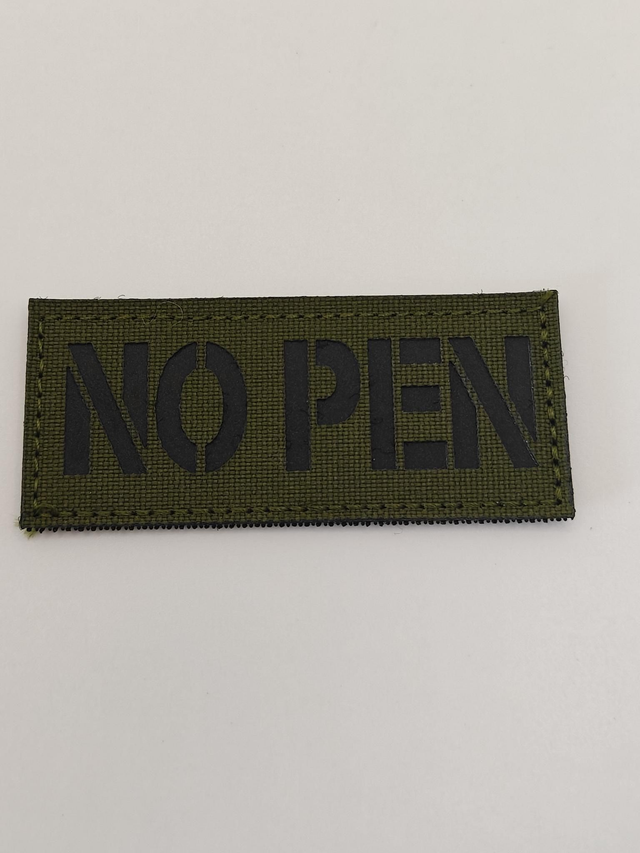No Penicillin IR laser cut patch 