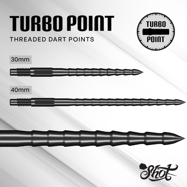 Shot RS Turbo Points - 30 und 40 mm - black