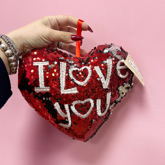 Cuscino paillettes 25cm