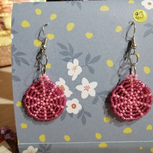 Boucle d'oreille style créole