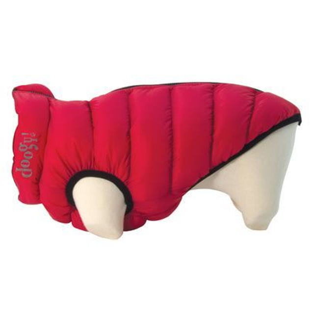  Doudoune lighty réversible rouge et noir T44