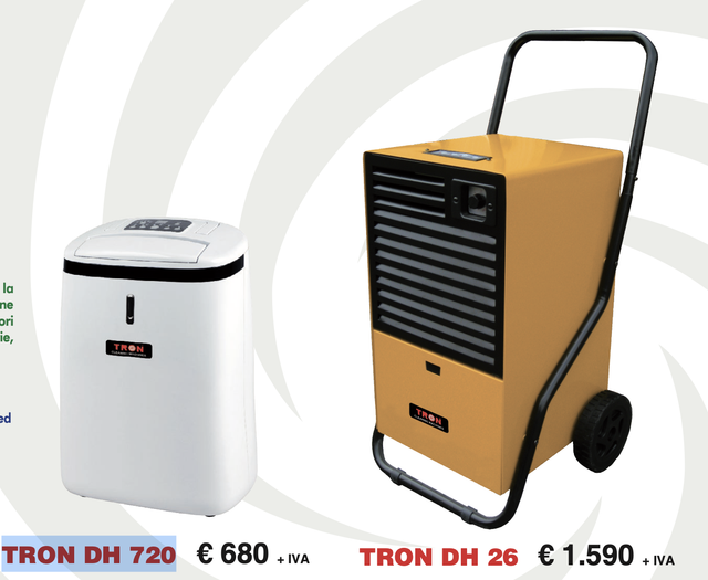 DESHUMIDIFICADORES DE CONDENSACIÓN