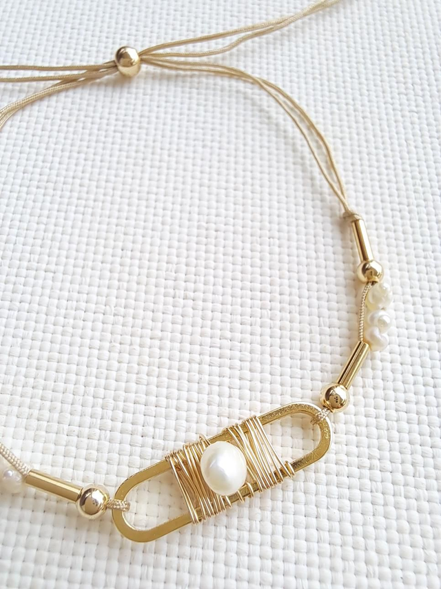 NAÏA gold-filled - perles d’eau douce -bracelet 