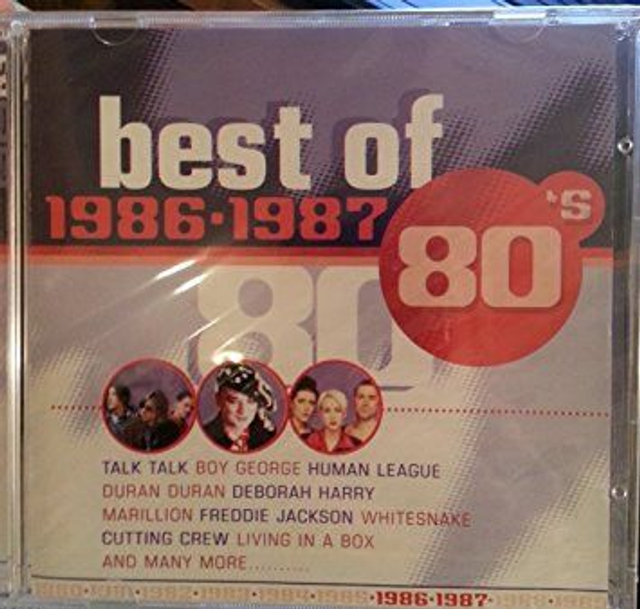 Various ‎– Best Of 80's 1986-1987 Audio CD