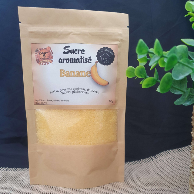 Sucre Aromatisé Banane - 150g