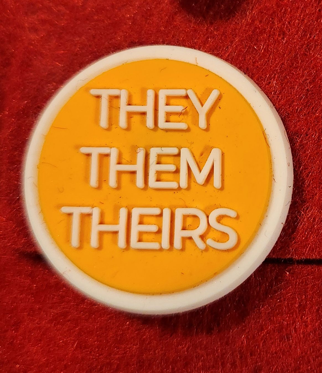 Pronouns They/Them/Theirs In Silicone