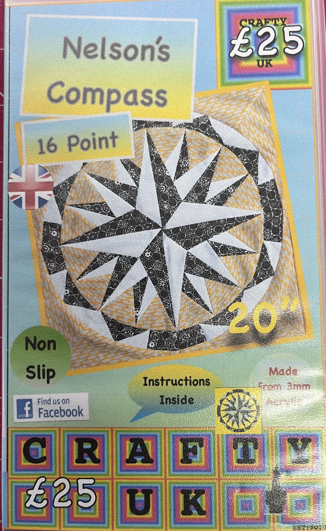 Nelsons Compass Template set 20"