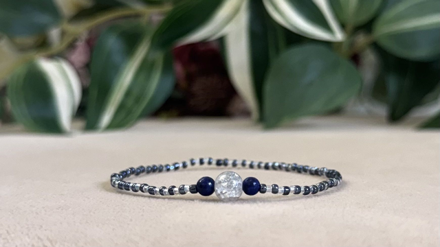 Bracelet | Lapis-Lazuli - Trio 1