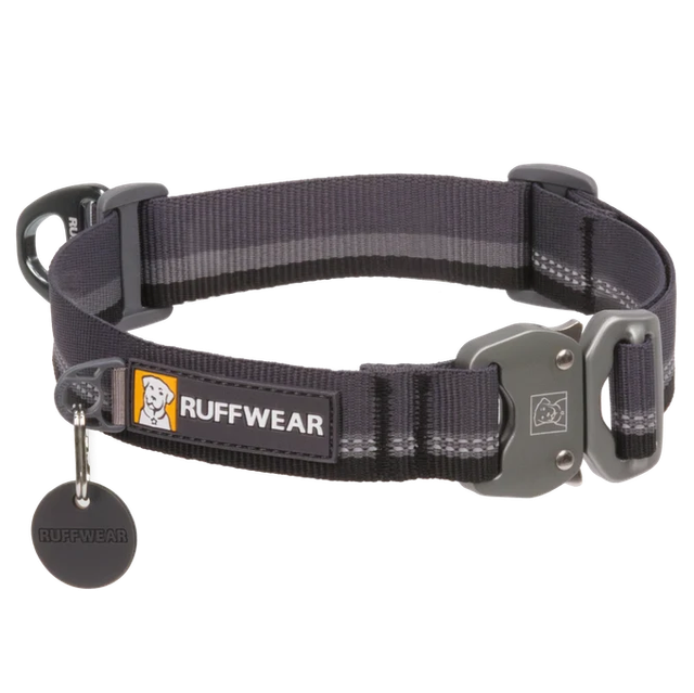 Ruffwear Top Rope™ Hundehalsband – Basalt Gray - Größe: 51–66 cm