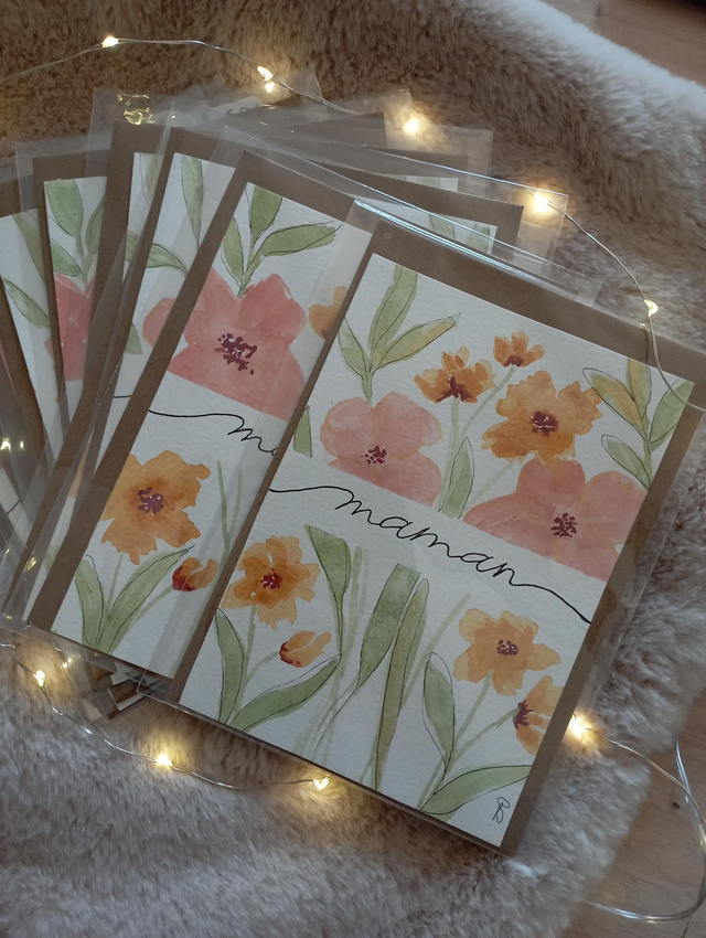 Carte de vœux - Maman