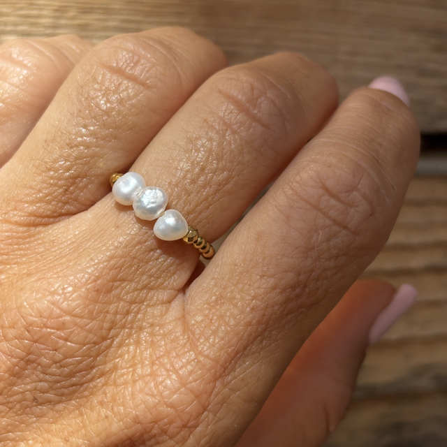 Bague Trio Pearl