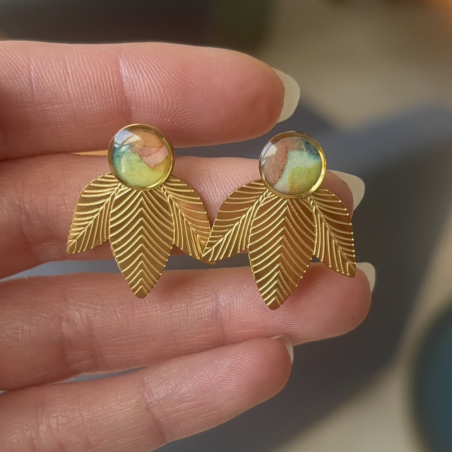 En stock 🛍️ Les Lotus bleu vert