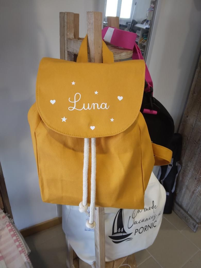 Sac crèche et maternelle en coton epais 