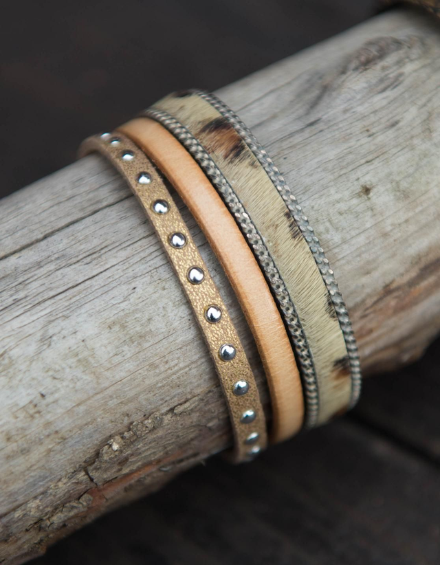 Bracelet manchette safari