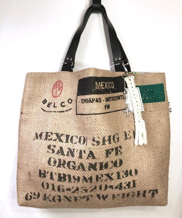 Sac cabas en toile de jute GM &quot;Santa Fe&quot; Mexique
