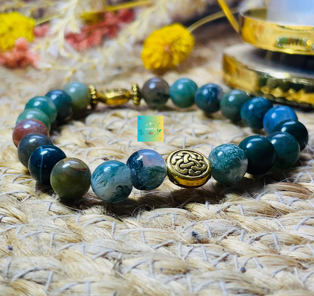 🦅🪶Bracelet en Agate indienne