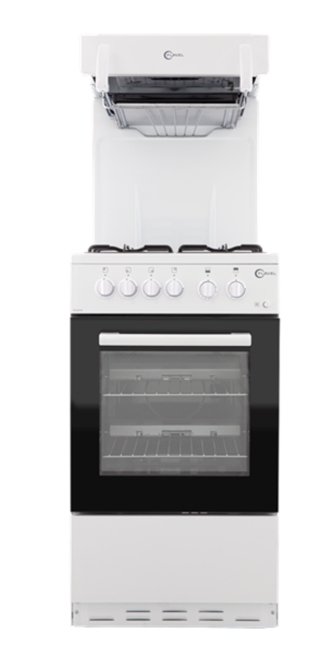  FLAVEL  FHLG51 Freestanding 50cm Conventional Gas Cooker with High Level Grill 