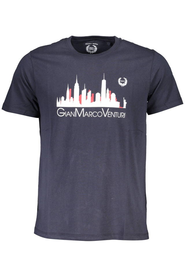 GIAN MARCO VENTURI T-SHIRT MANICHE CORTE UOMO BLU