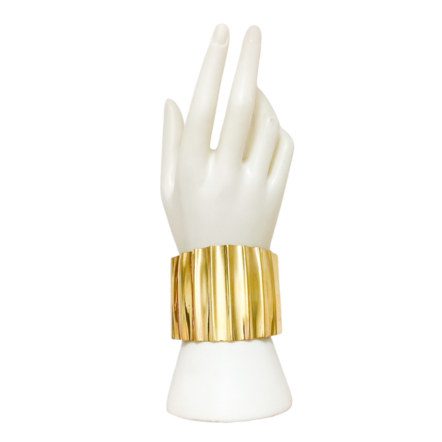 Bracciale fascia alto con righe larghe 