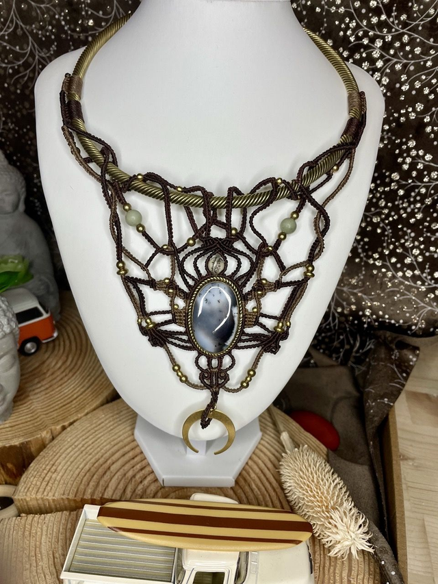 Collier Torque Agate