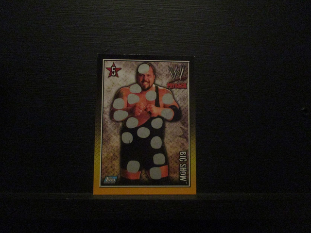 Big Show - Payback Body Blow Original Trading Card