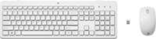 HP 230 draadloze muis- en toetsenbordcombo, Qwerty Wit/White