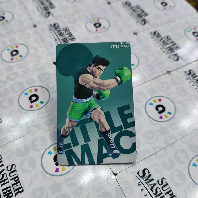 Tarjeta Amiibo Little Mac / Smash Bros