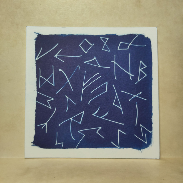 Cyanotype Runes