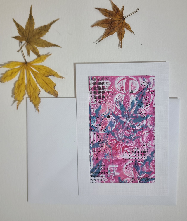 Carte végétale fait main