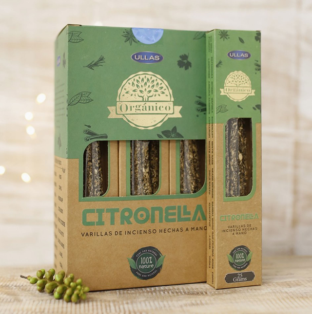 Encens Ullas Organic Citronelle 25g