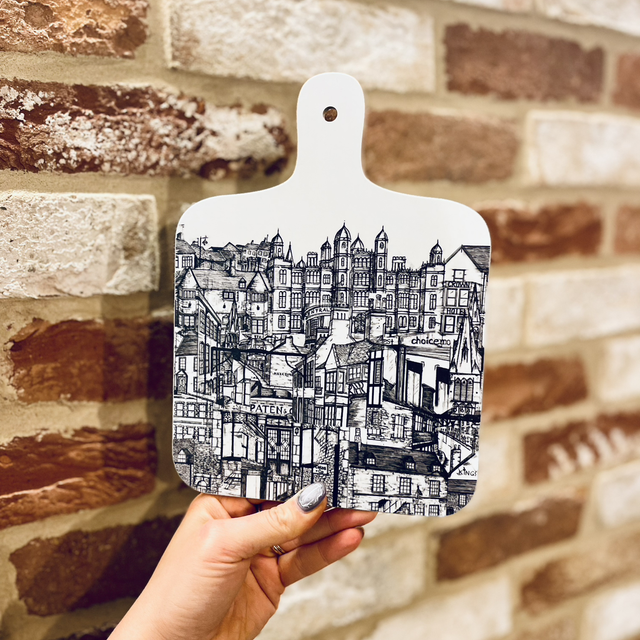 Stamford Collage Chopping Board
