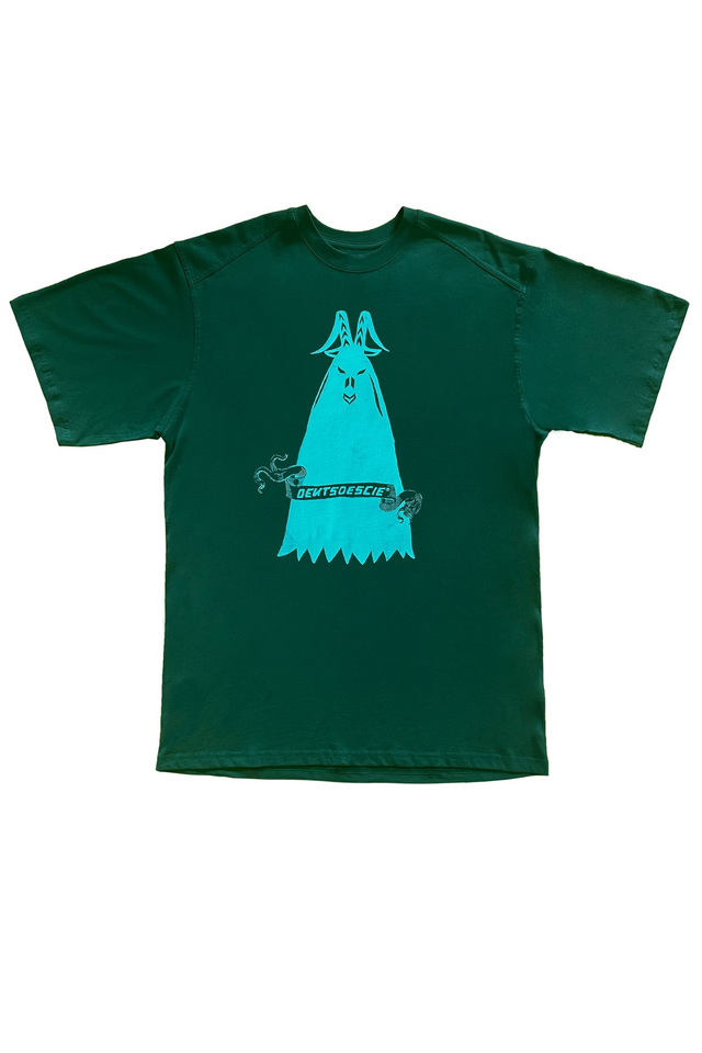  Dents de Scie® Geoffrey le bouc Tee-shirt vert