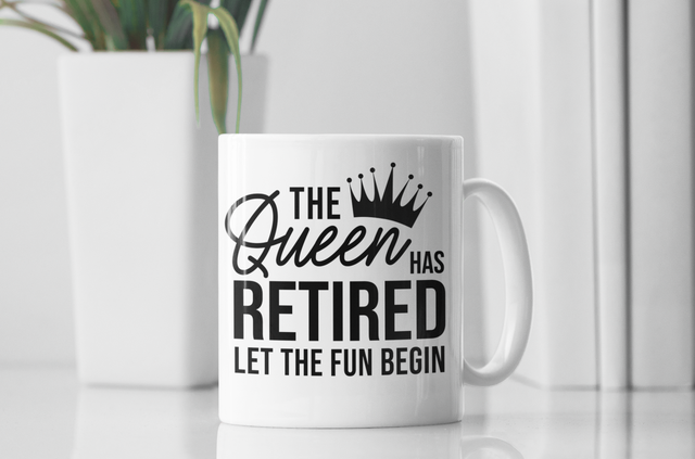 Queen has retired Mug 