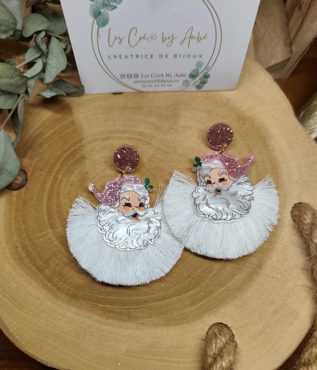 Bo bohème Père Noël blanc 0000081