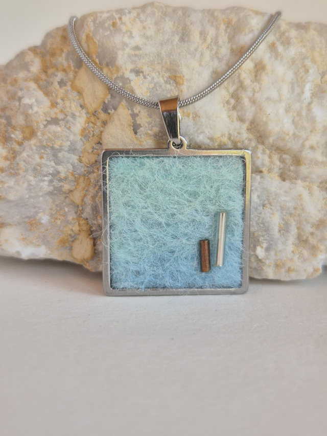 British Romney Marsh Felt pendant