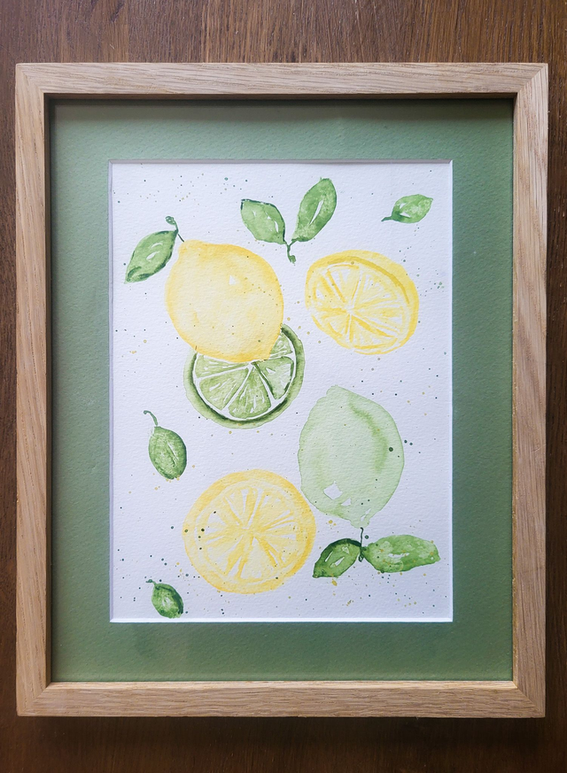 Les citrons verts et jaunes 