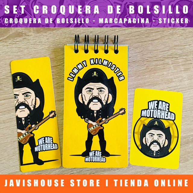 Set Croquera Lemmy Kilmister
