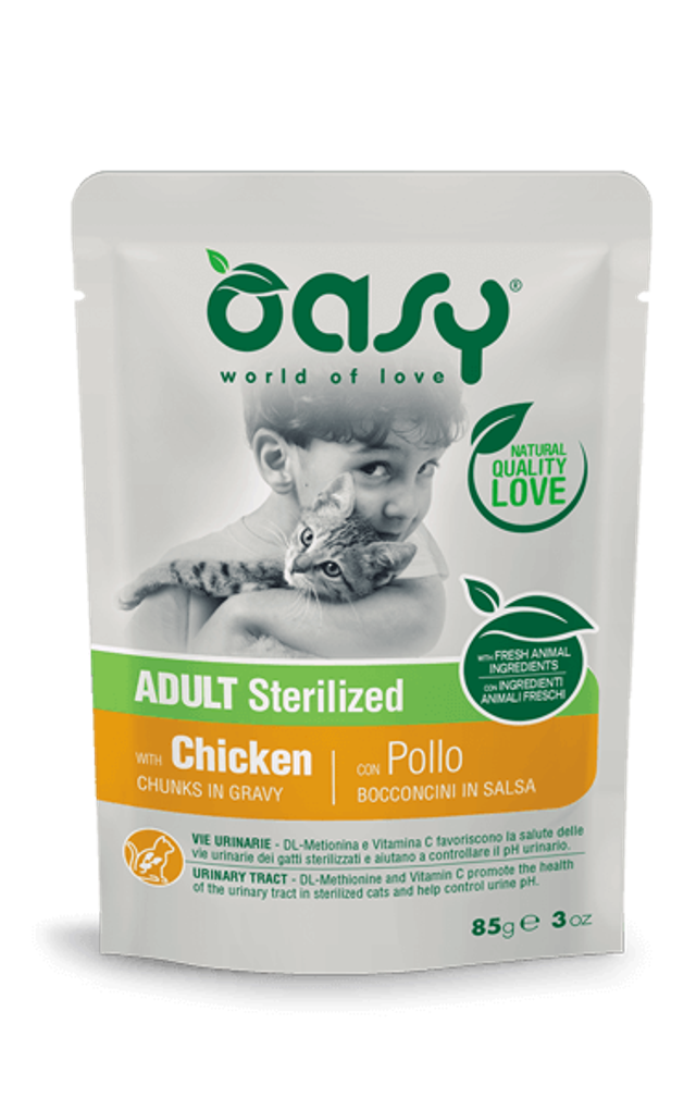 OASY CAT BOCCONCINI STERILIZED POLLO
