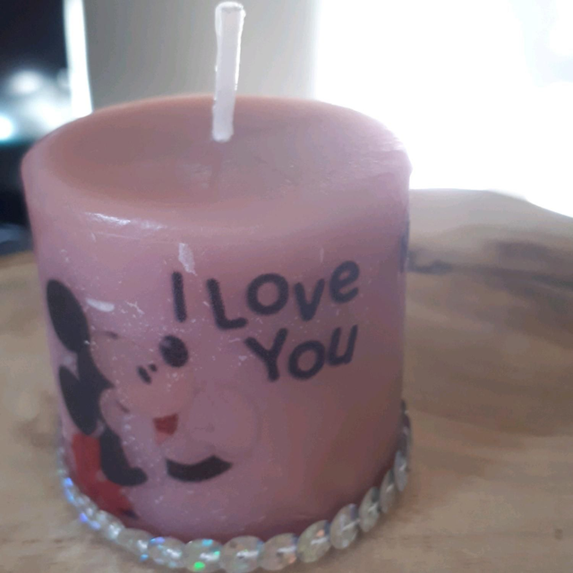 petite bougie décorative