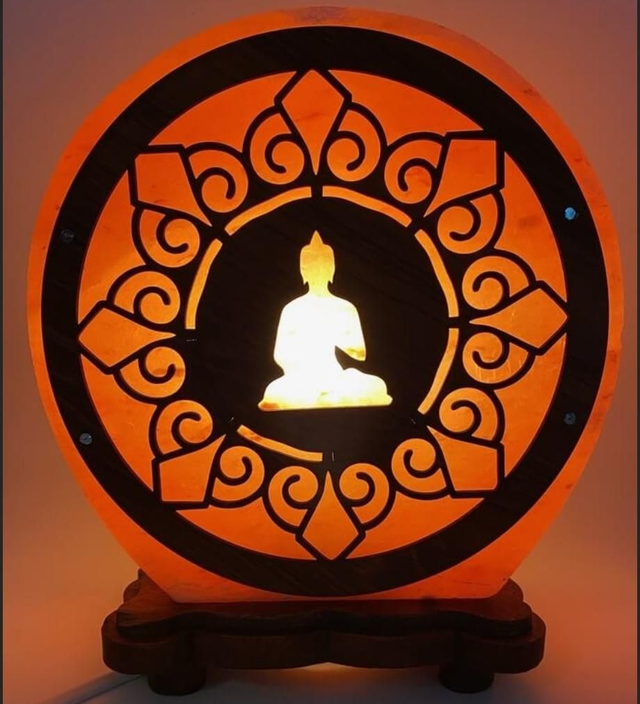Lampe de sel bouddha 