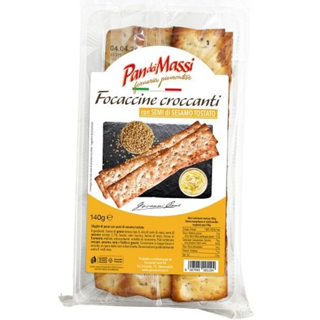 Focaccine Sésame Grillée