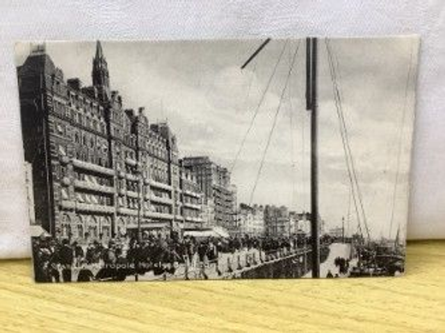 Grand and Metropole Hotels, Brighton, Sussex, vintage unbranded postcard. Our Ref No. R145 £2.50