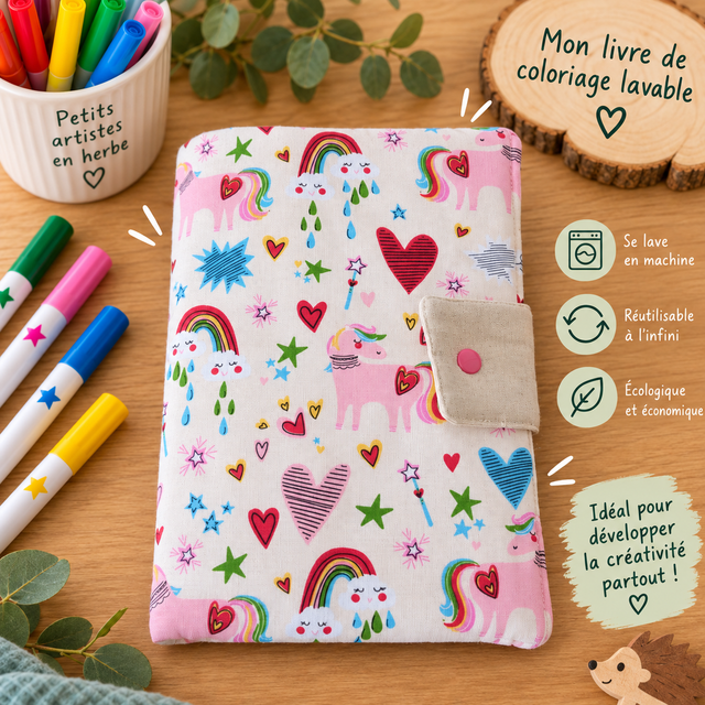 Livre de coloriage lavable 