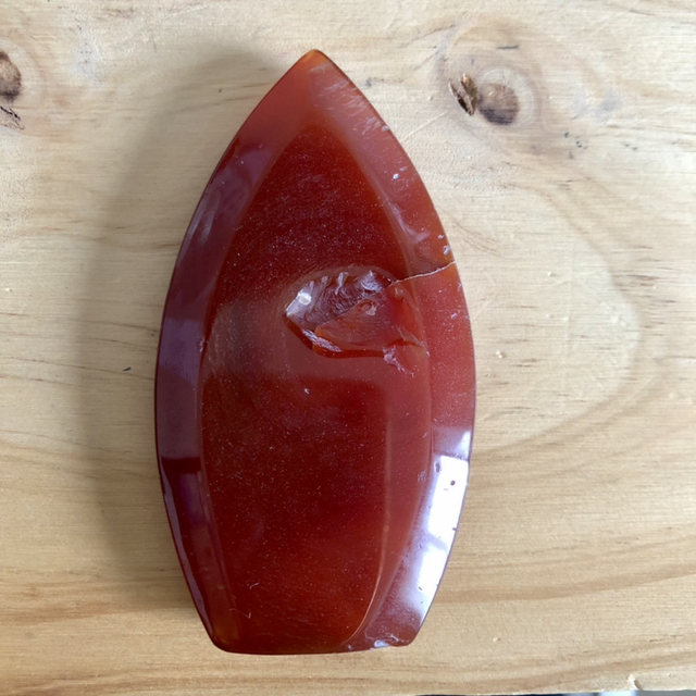 Cornaline tranche cristallisée AA