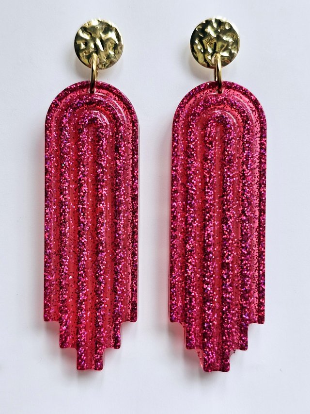 ARTY fines paillettes fuchsias