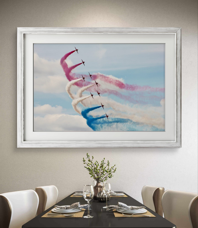 Planes - Red Arrows Formation - Print Only