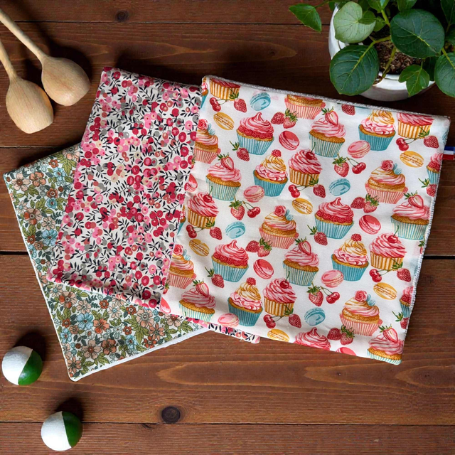 Feuille Essuie-Tout Lavable à l'unité – Micro-fibre &amp; Coton