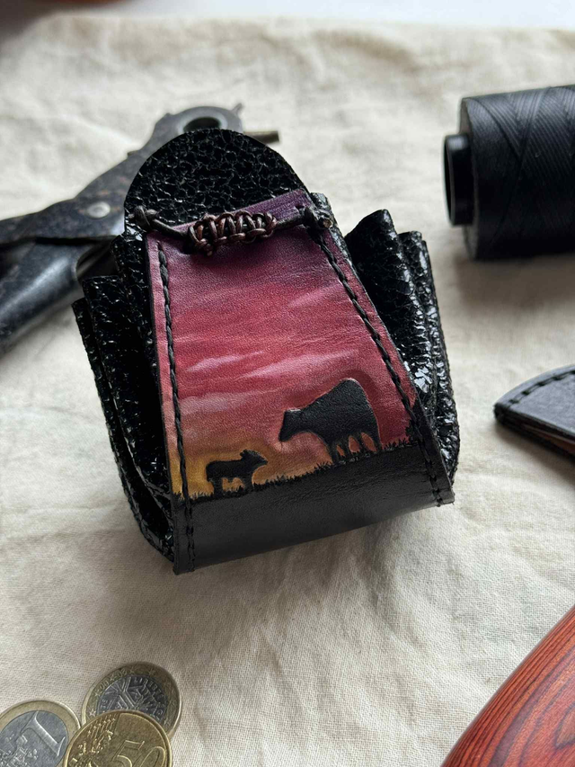 Bourse couché de soleil